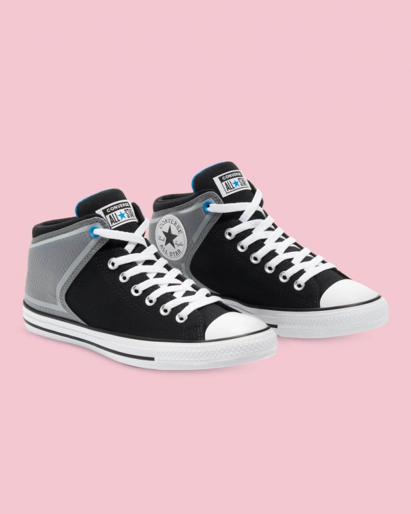 Converse Chuck Taylor All Star High Street Sort Sko Danmark - Converse Mid Sneakers Herre - 73045KWS